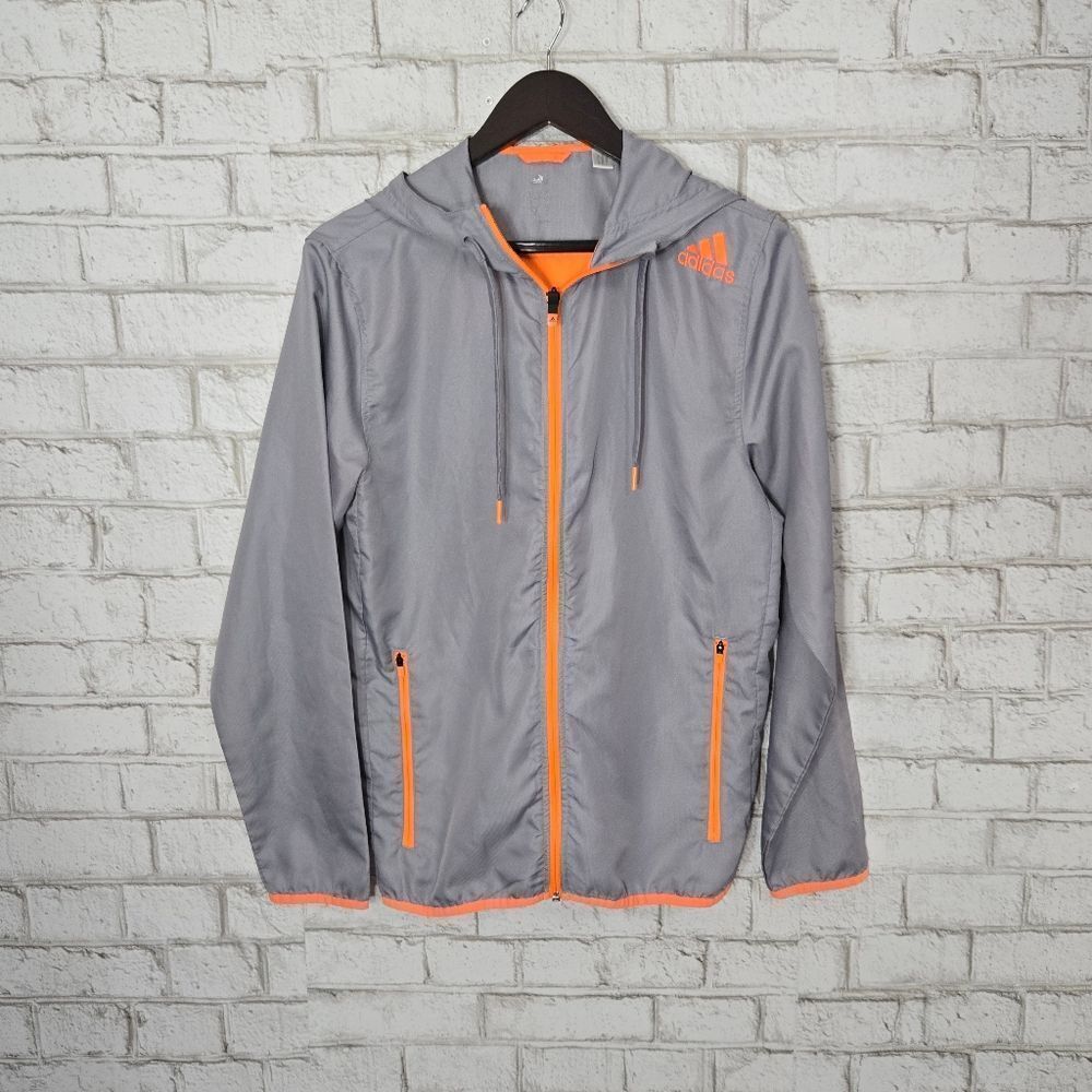adidas cute lightweight windbreaker jacket
